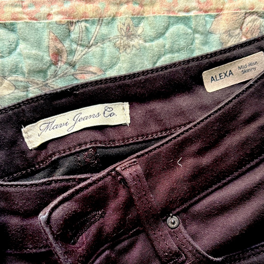 Mavi Women's Alexa Mid-Rise Skinny Jeans - deep black run small nwot never worn